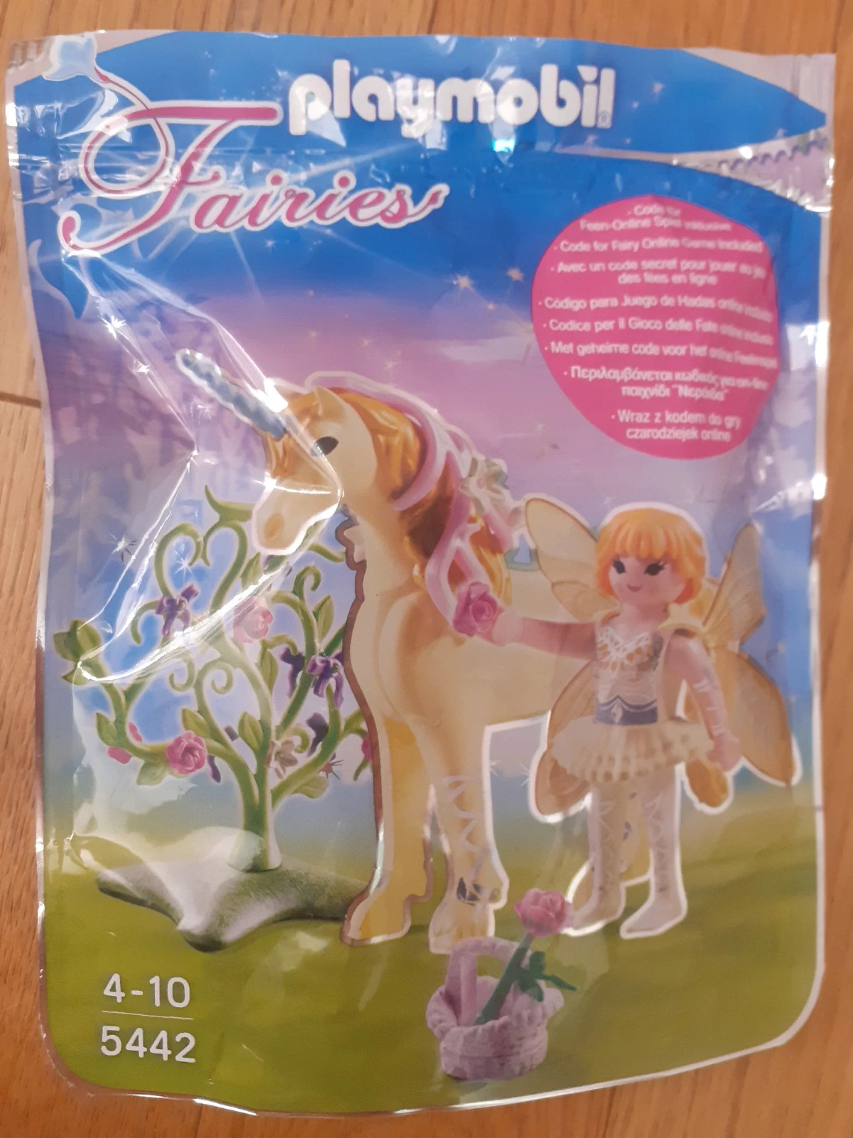 Playmobil Fairies - Fée Fleur avec licorne jaune - Playmobil