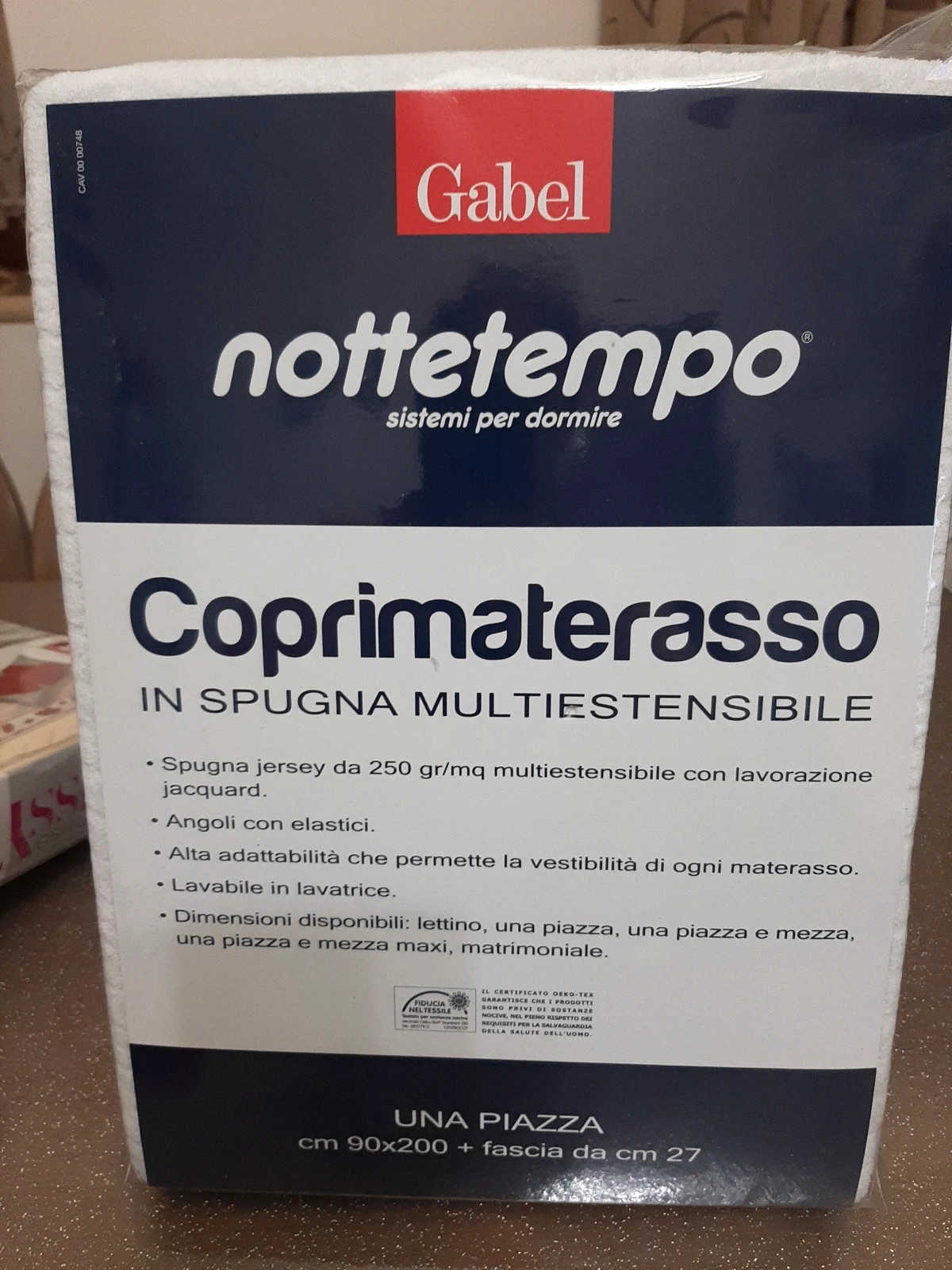 Gabel coprimaterasso spugna multiestensibile art. Nottetempo 15830