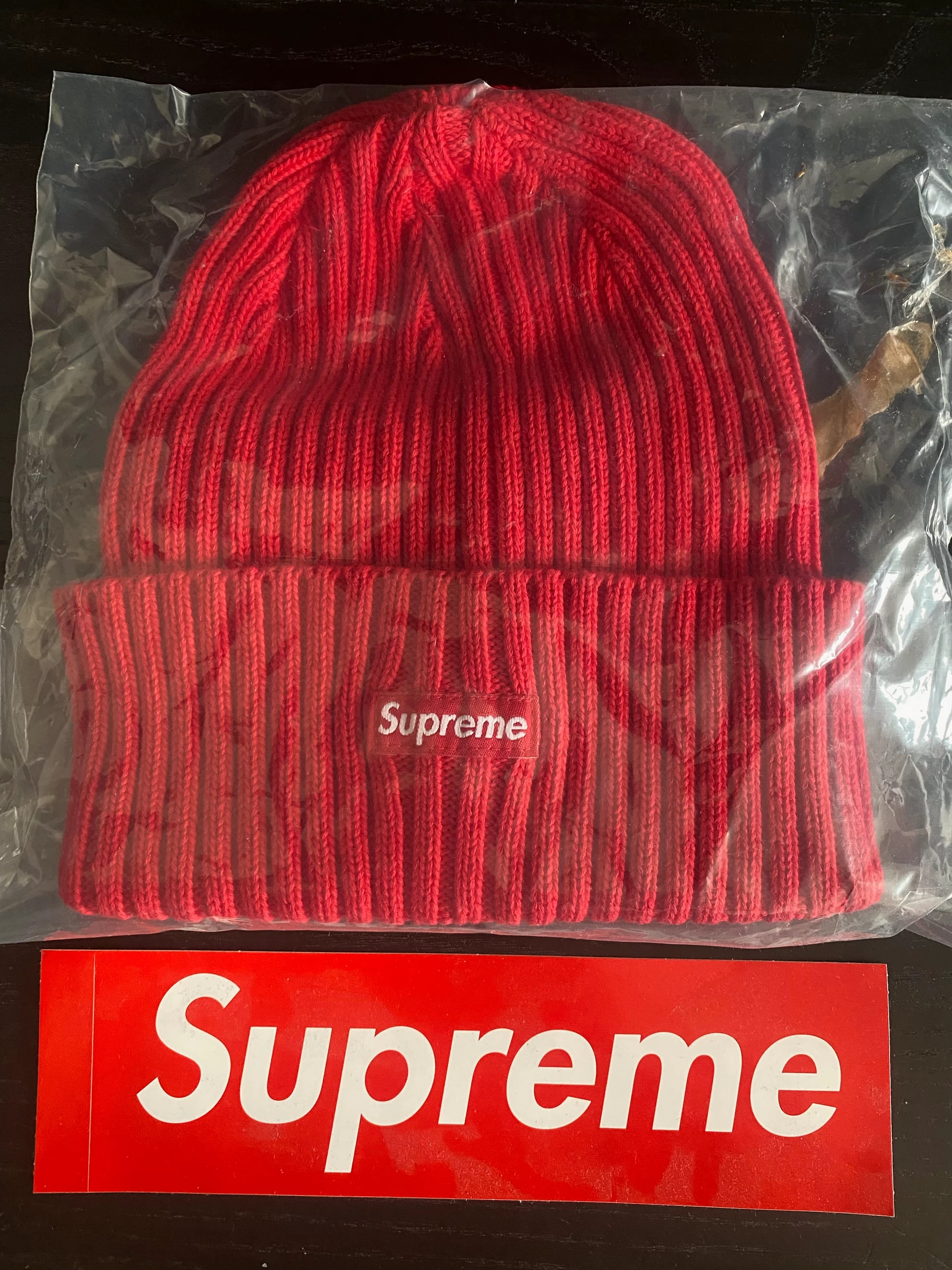 Supreme Overdyed Beanie (SS 19) Red | Vinted