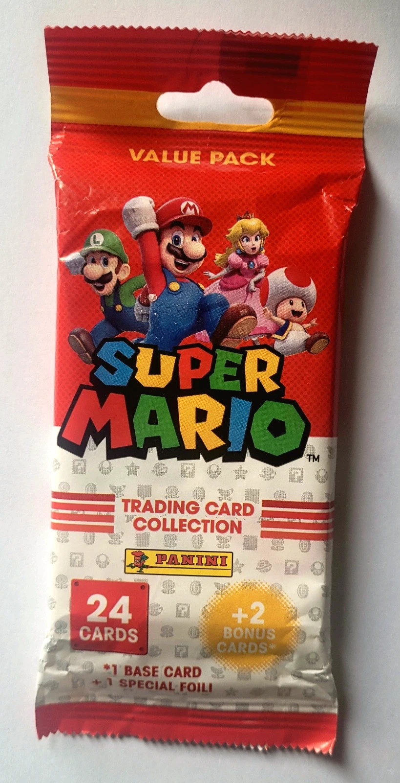 Pochette de 8 trading cards - carte Super Mario Nintendo -2022