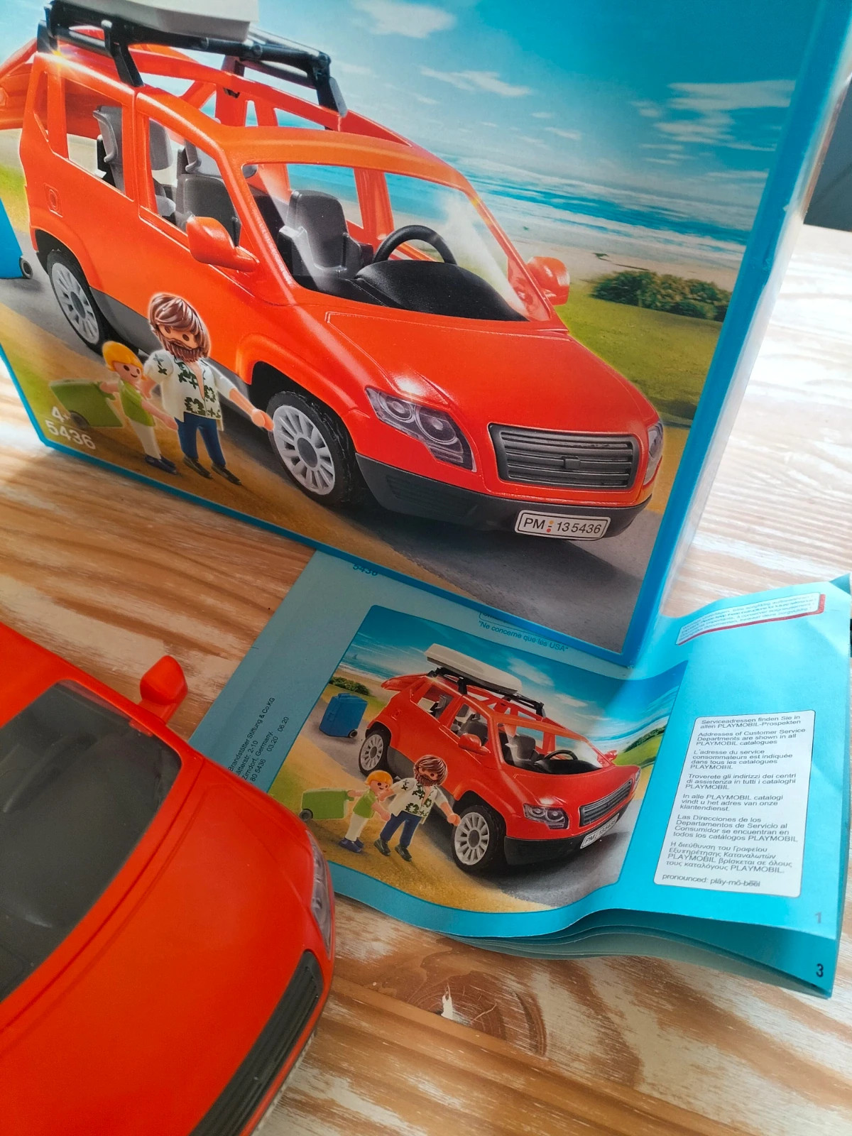 Playmobil Summer Fun 5436 Voiture avec coffre de toit - Playmobil - Achat &  prix