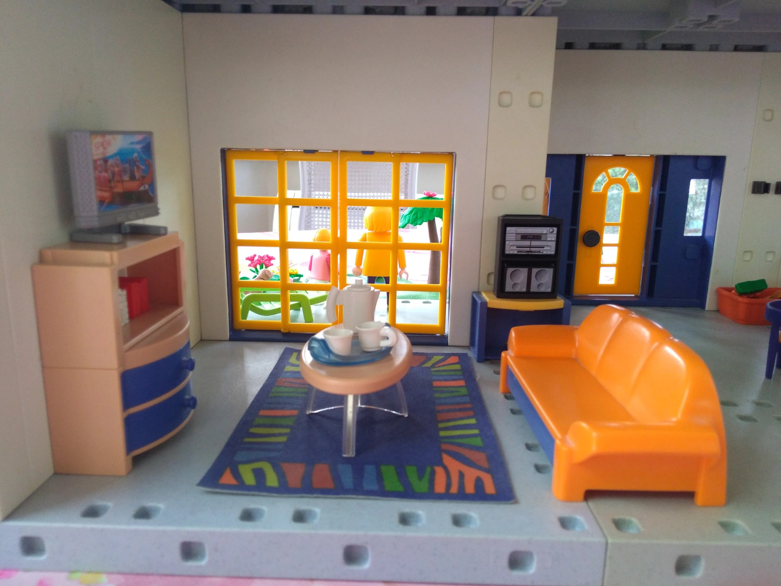 Maison playmobil extension avec 2 ètages