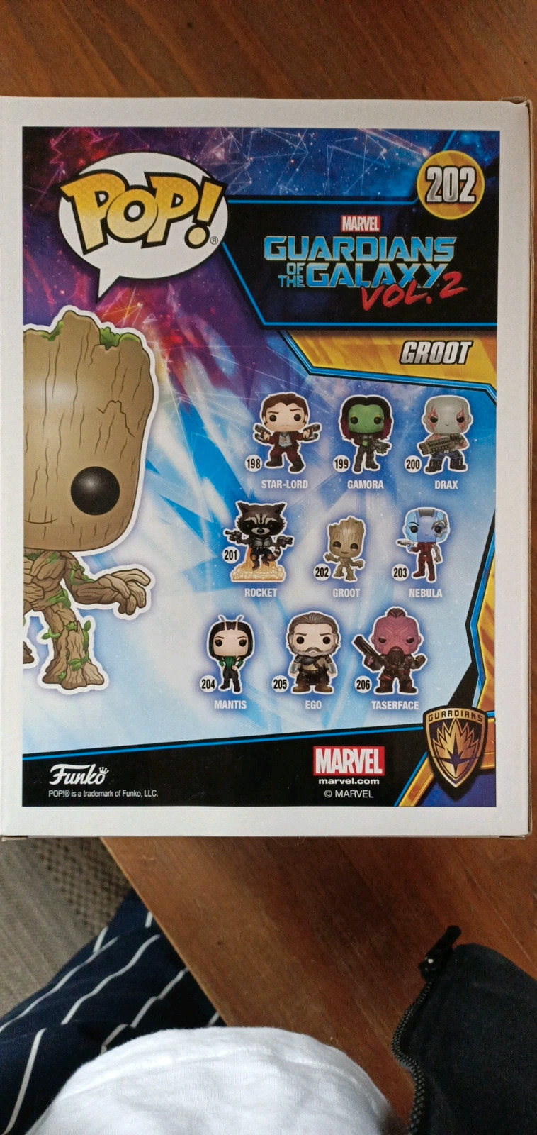 Lot de 4 Figurines Pop! Groot, Star-Lord, Ego et Gamora - Les Gardiens de  la Galaxie Marvel Merchandise