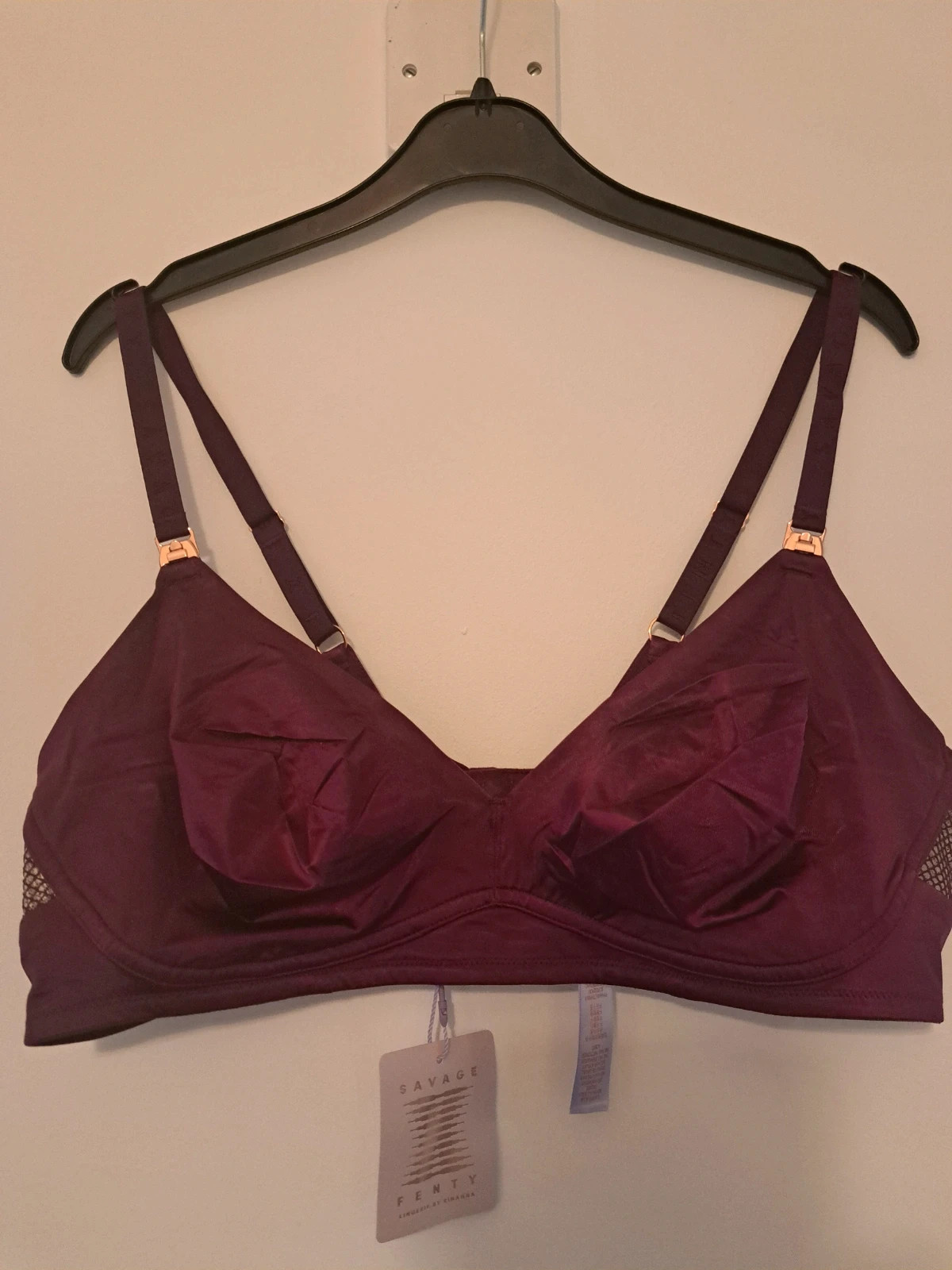 Savage X Fenty Bra Purple UK16 XL NEW