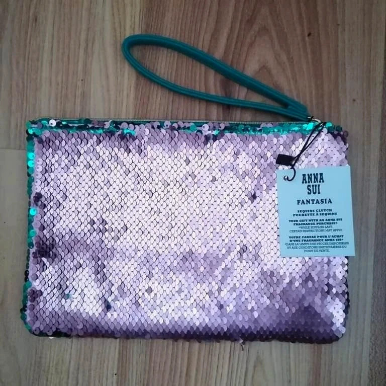 Colour Changing Designer Bag Clutch Purse sequin Anna Sui Vinted