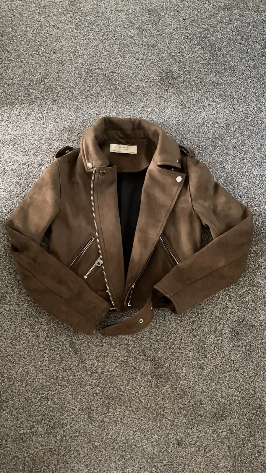 Suede zara jacket shop