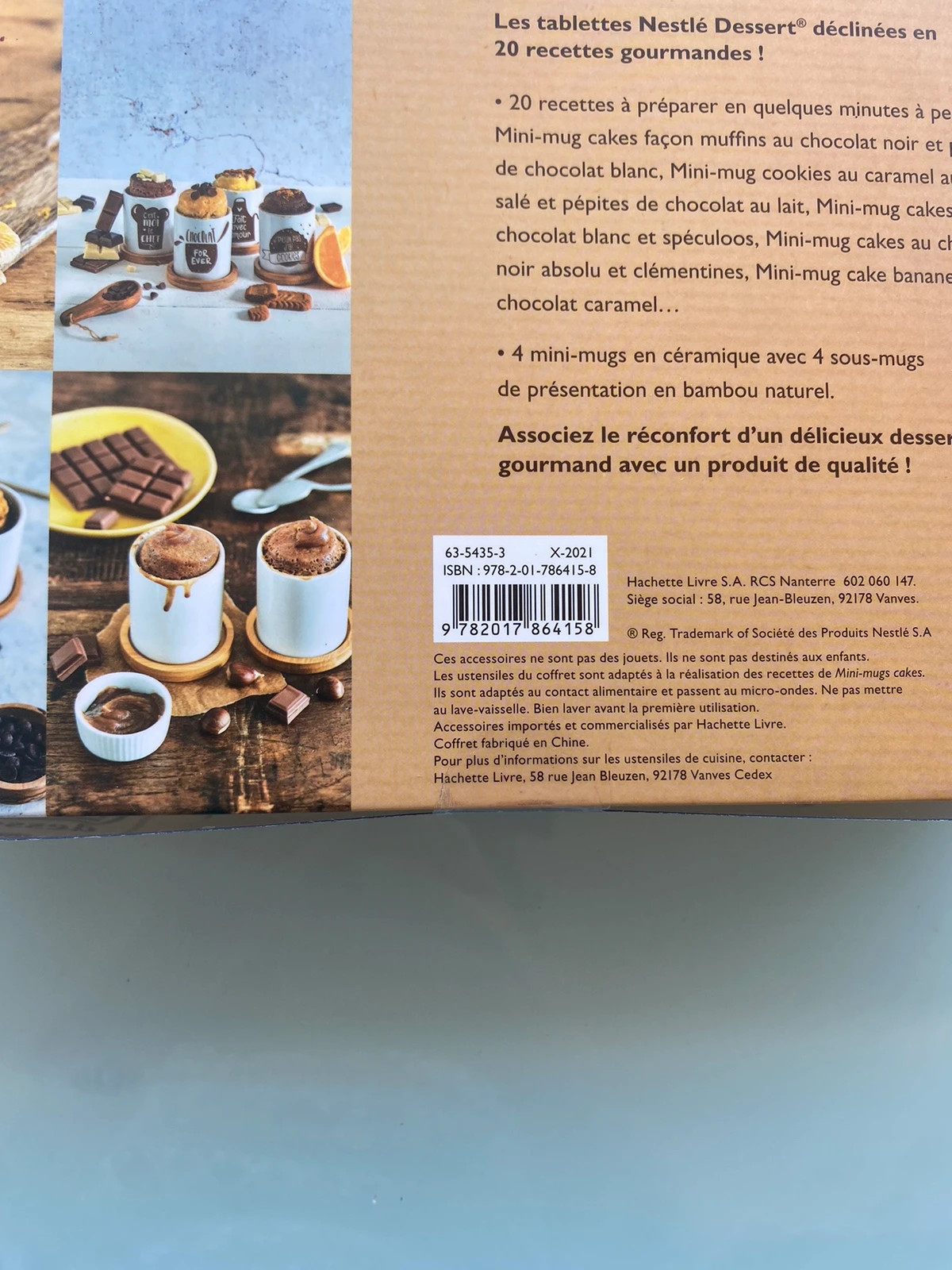 Coffret Mug Cake Ard'time + Recette Exclusive Mug Cake Chocolat