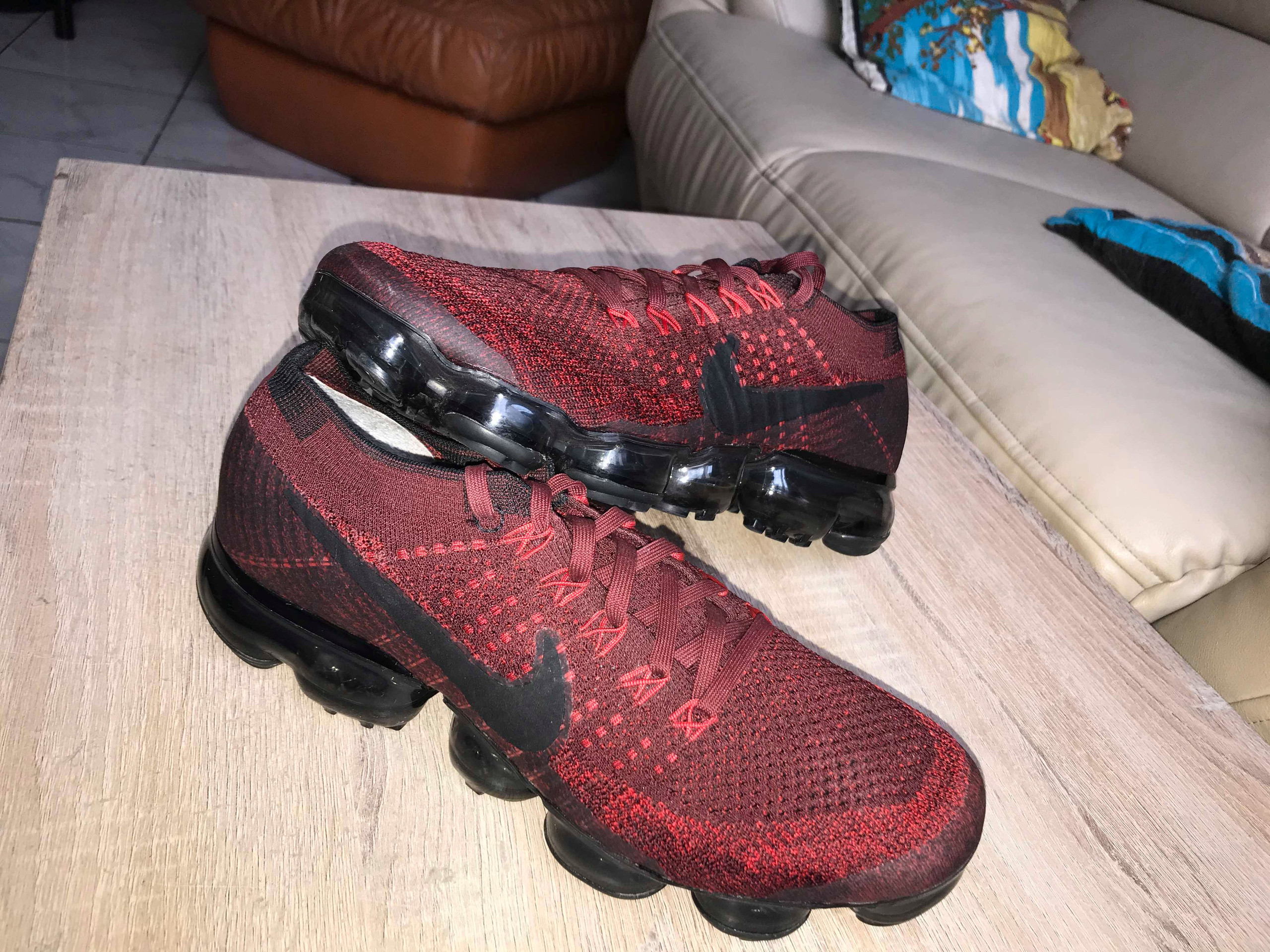 Nike air vapormax discount noir et rouge