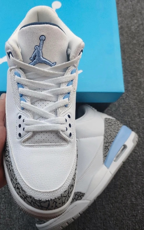 Air Jordan 3s North Carolina Blue Vinted