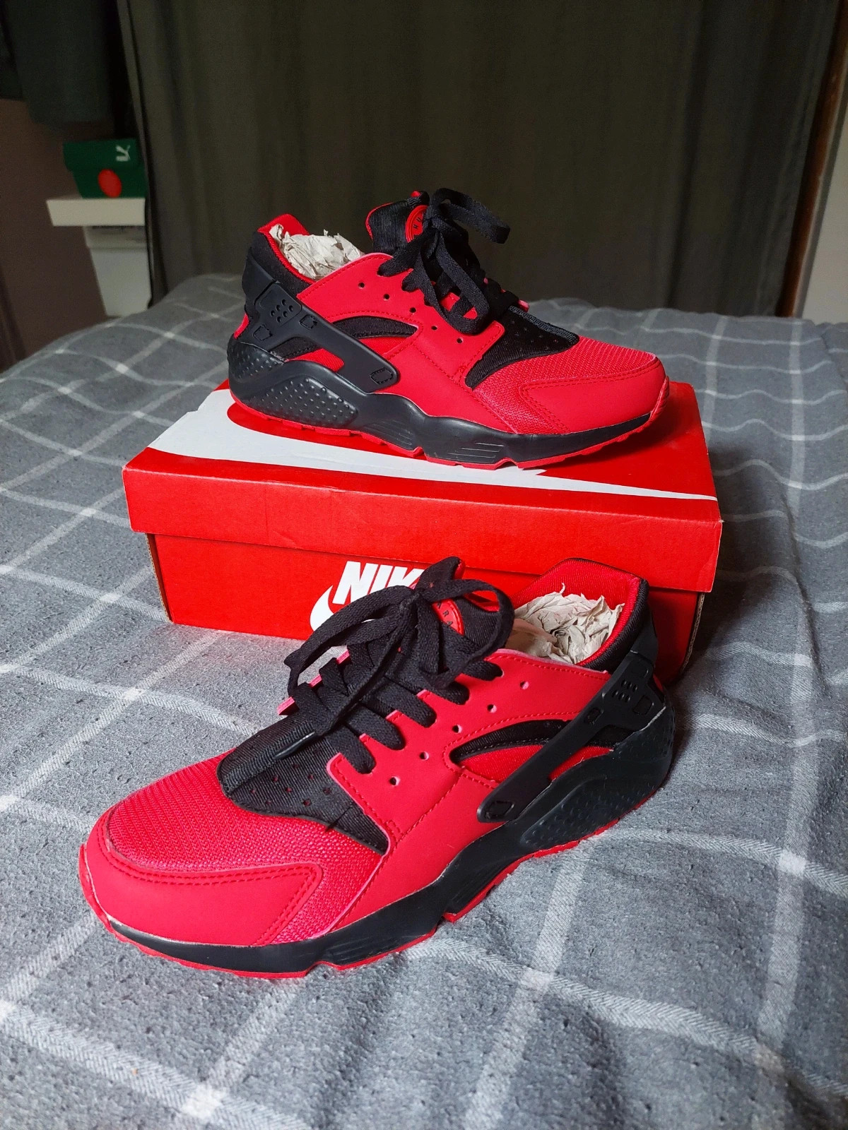 Nike air huarache rouge et noir online