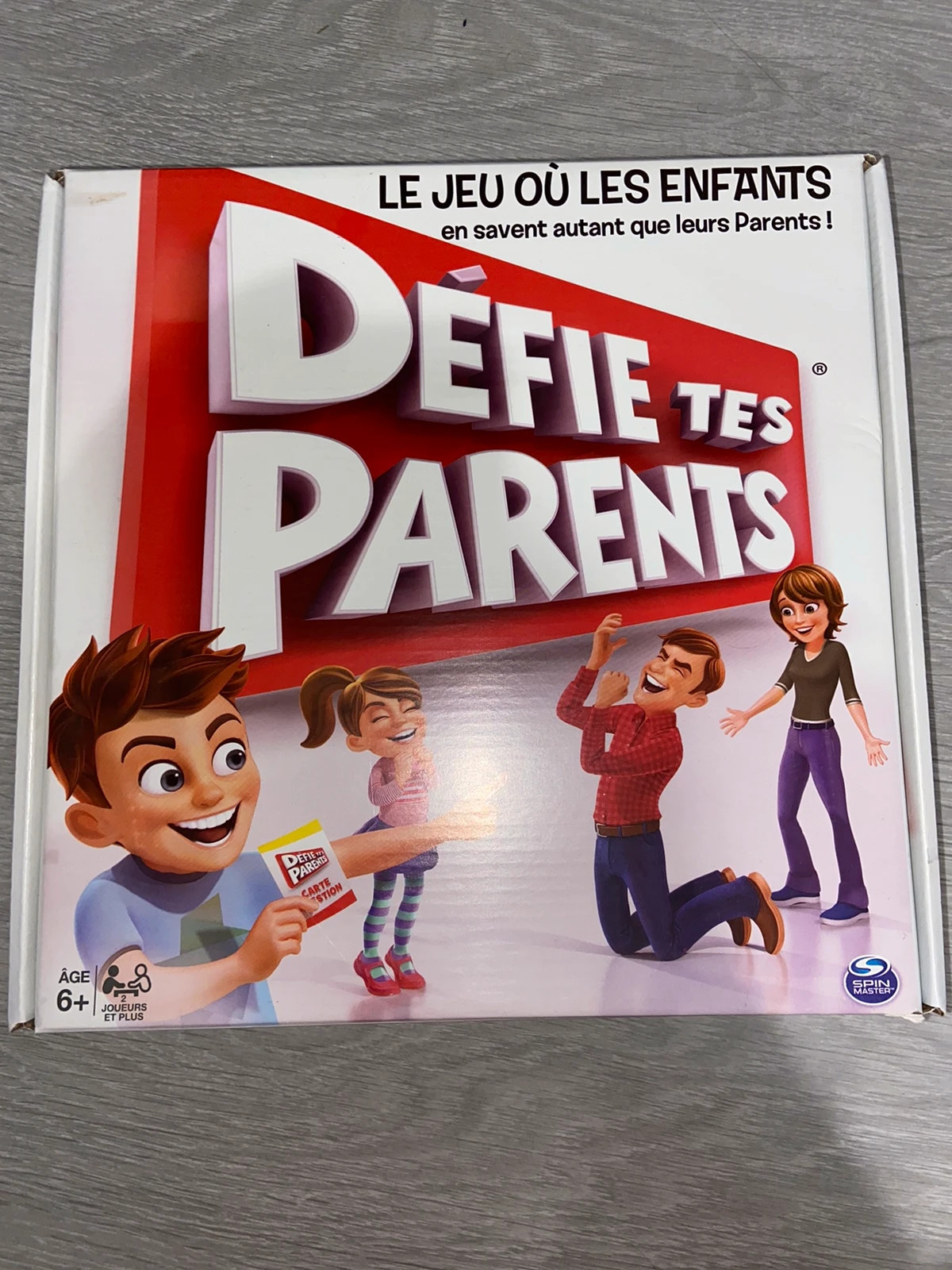 jeu de société « défie tes parents »