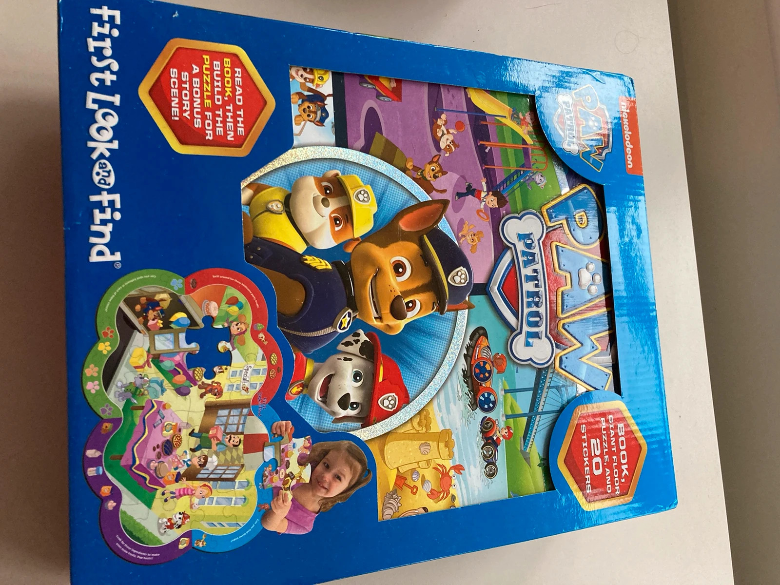 Paw patrol giant cheap floor puzzle