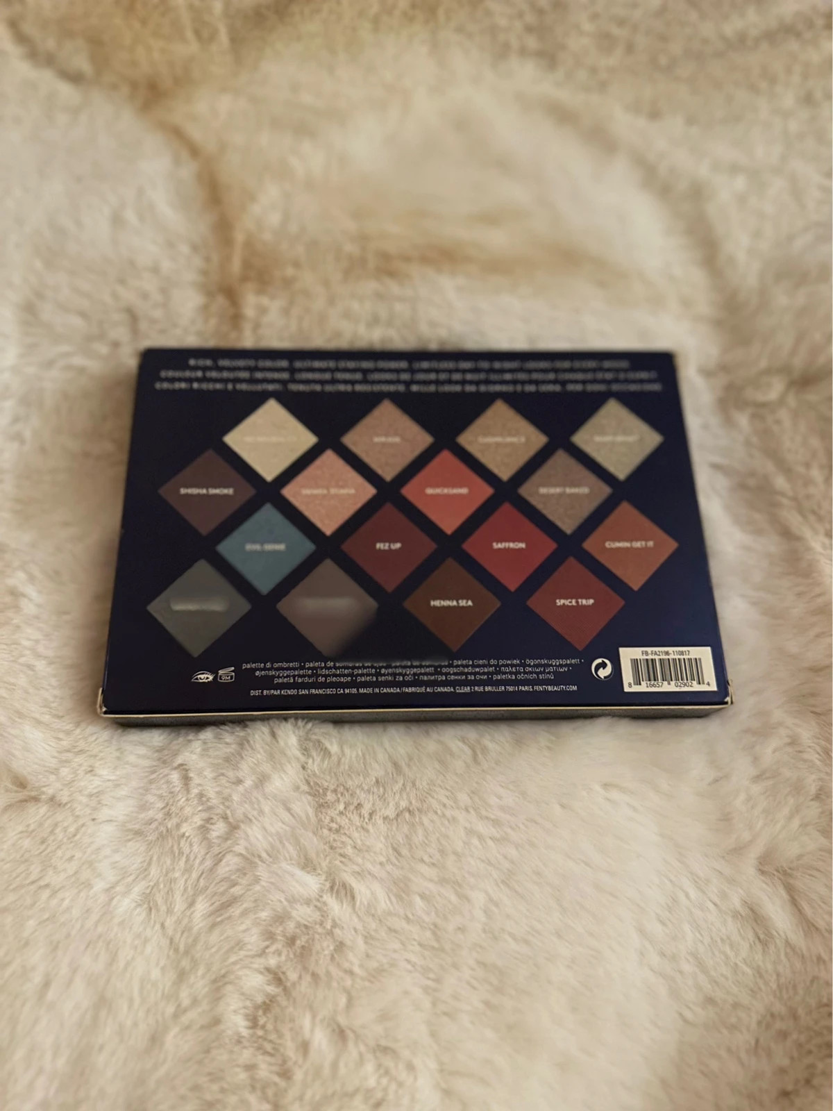 Fenty 2024 moroccan palette