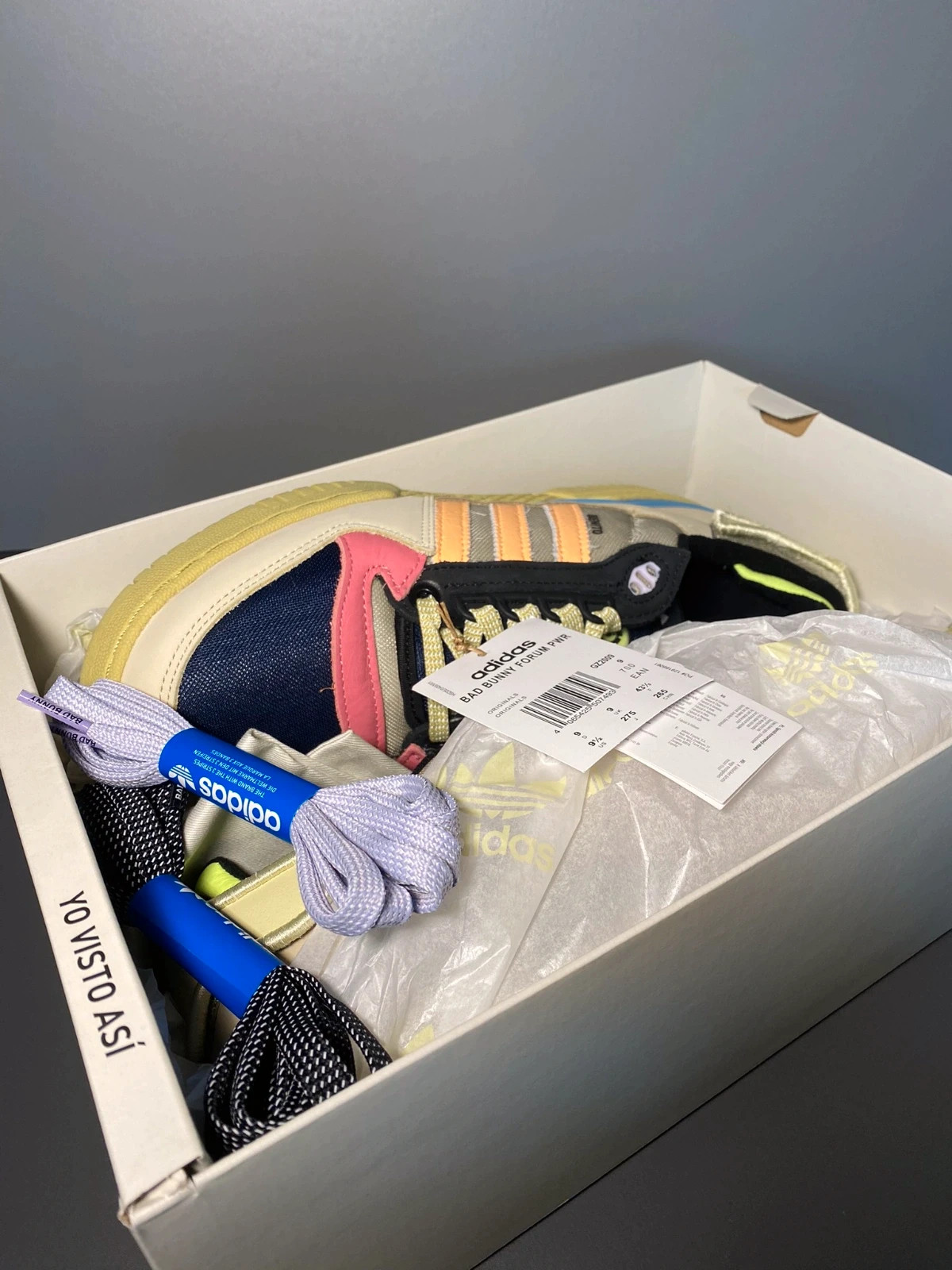 Sneakers adidas x Bad Bunny Forum Powerhouse Benito taglia 43⅓ ...