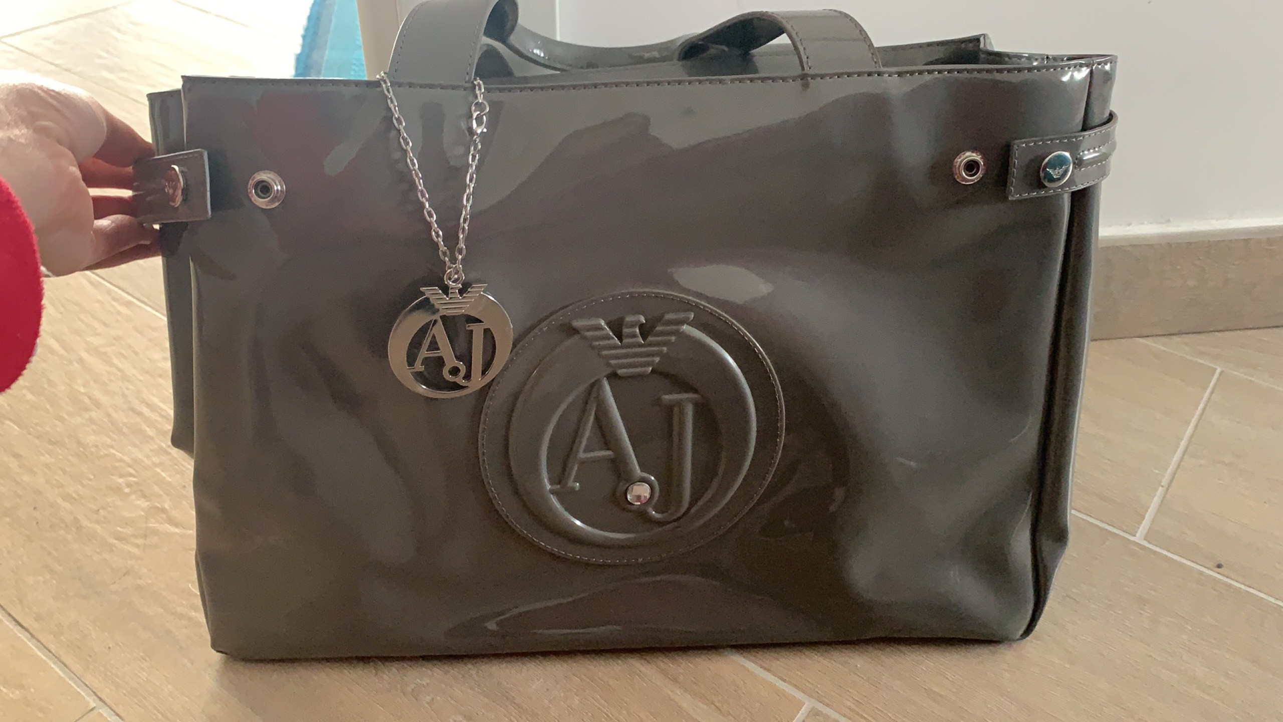 Borsa clearance armani grigia