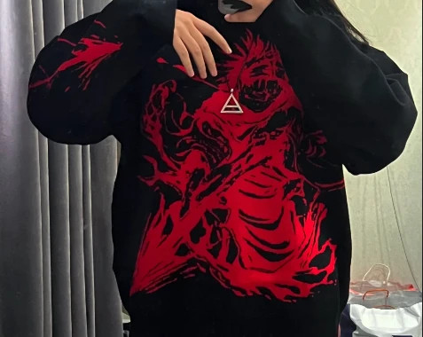 Choso Flowing Red Scale Jujutsu Kaisen Sweater Vinted