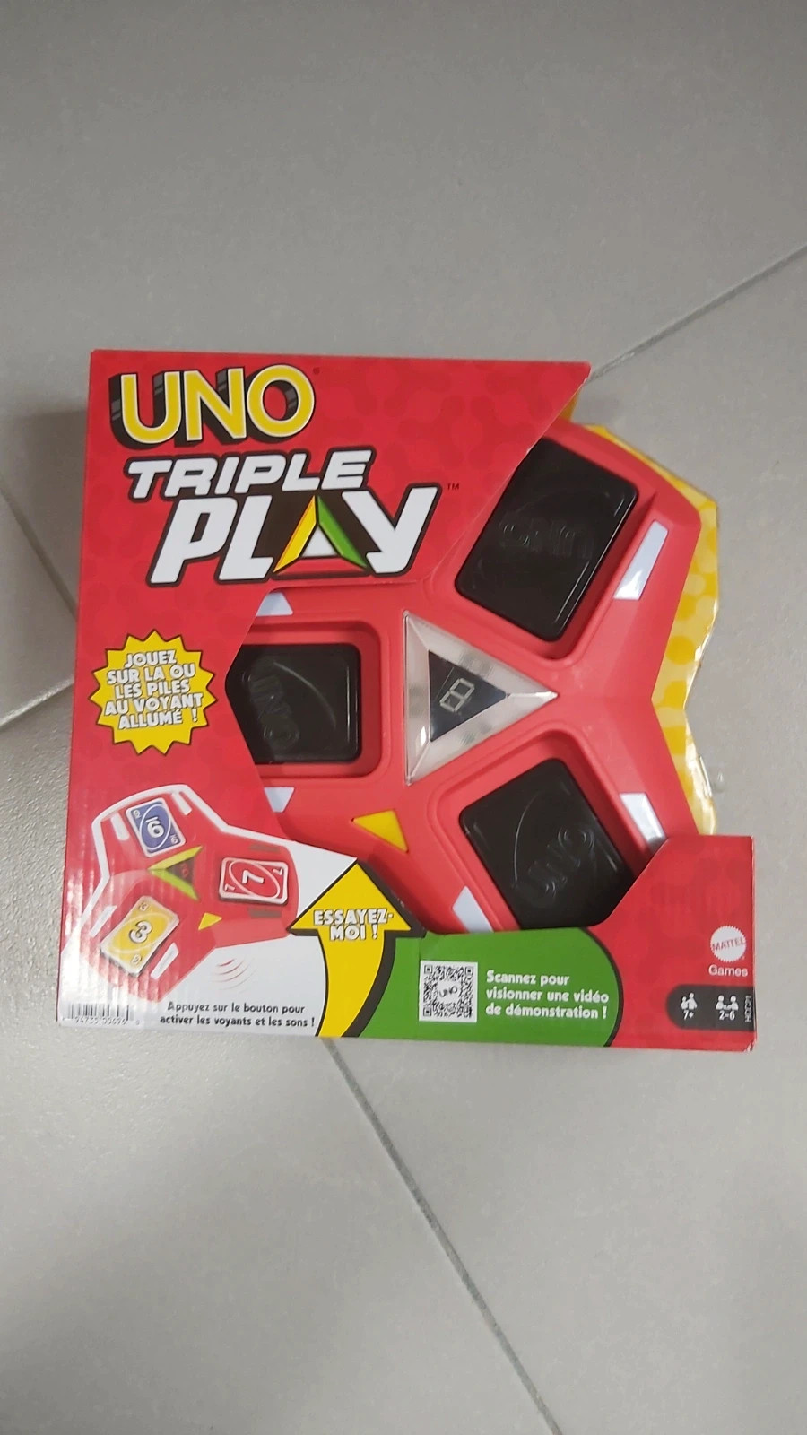 Mattel UNO Triple Play Card Game for sale online