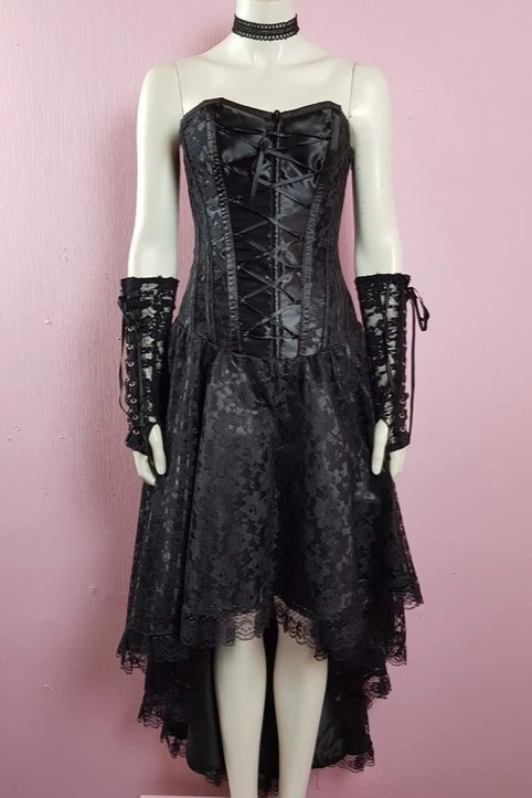 Black Corset, Gothicana by EMP Corsage
