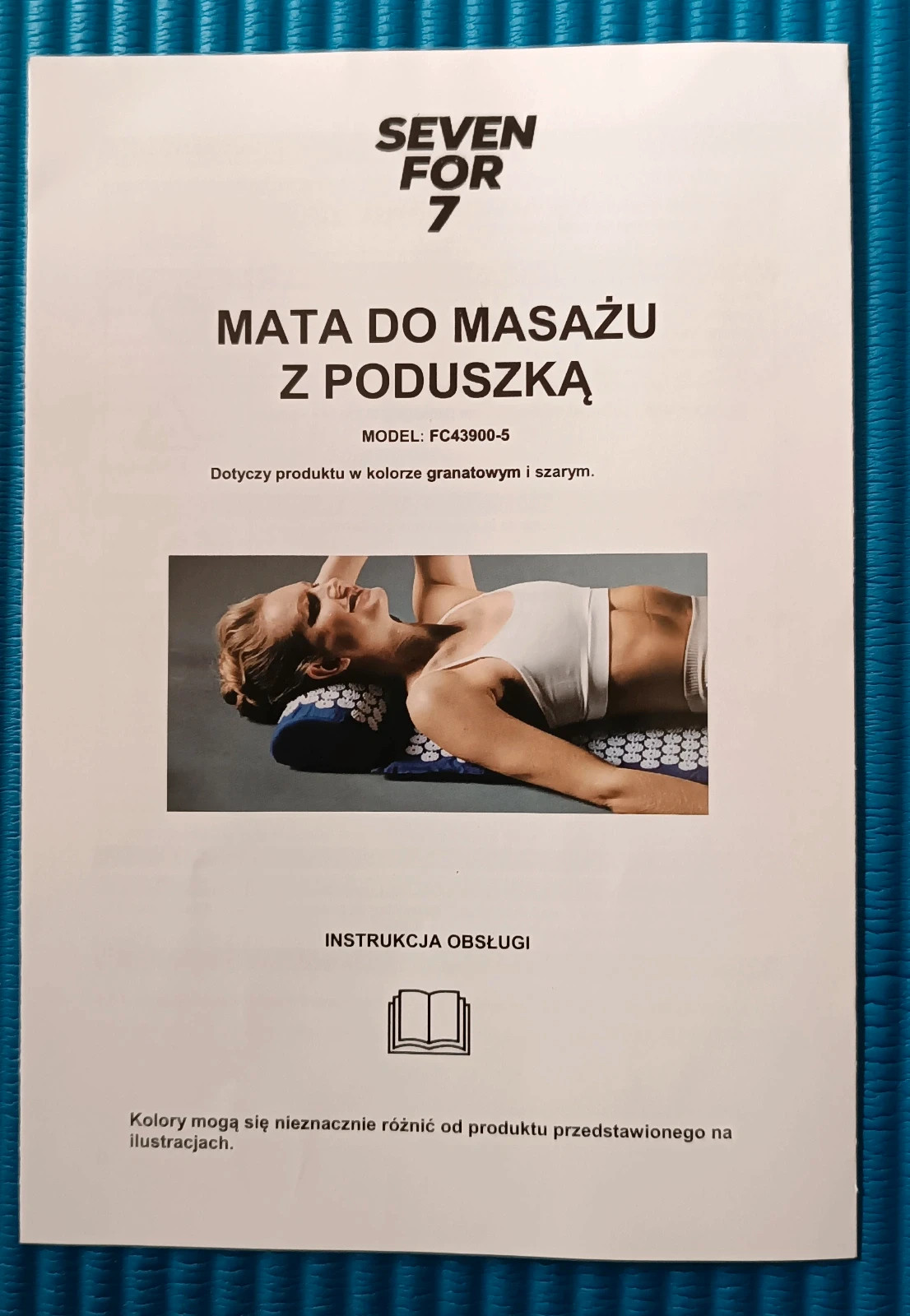 Mata do masażu z poduszką Seven for 7