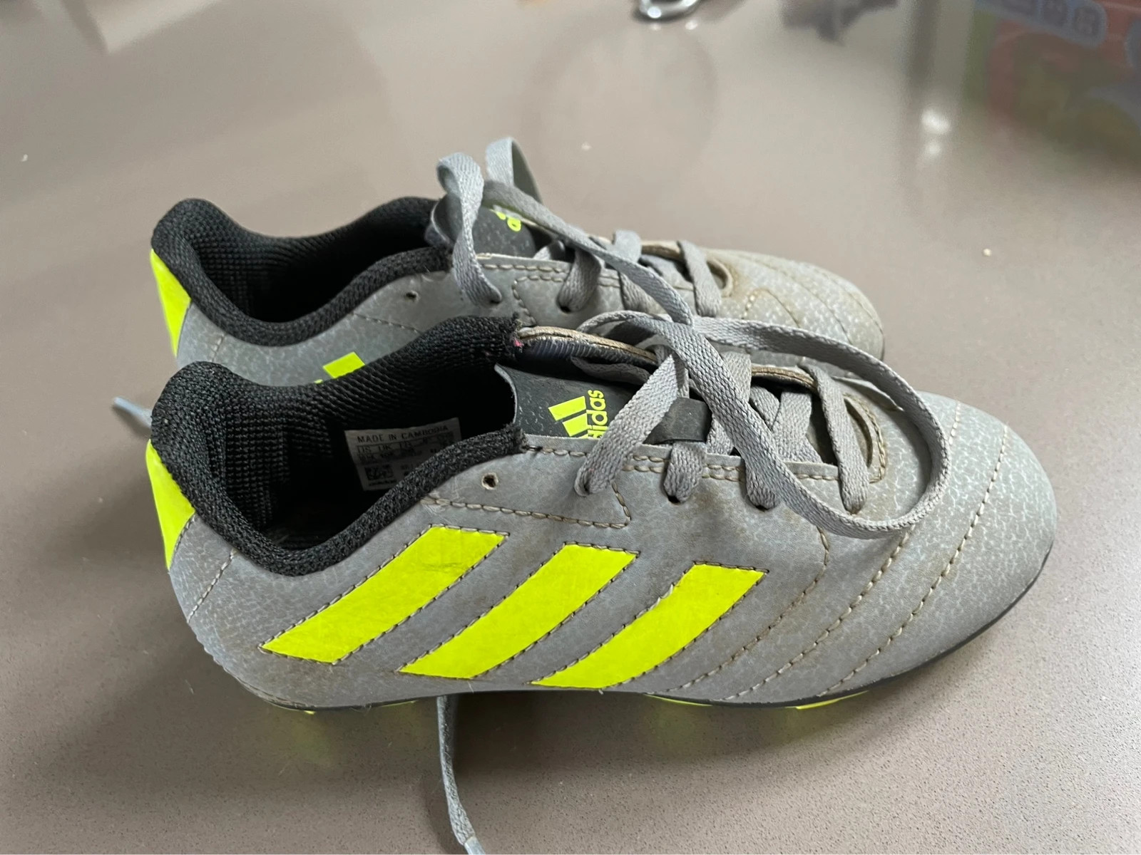 Grey adidas clearance football boots