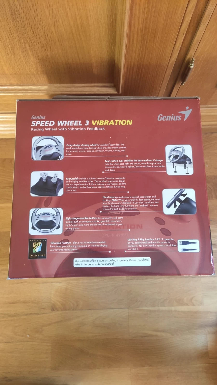 Volante para PC con conector USB - Genius Speed Wheel 3 Vibration | Vinted