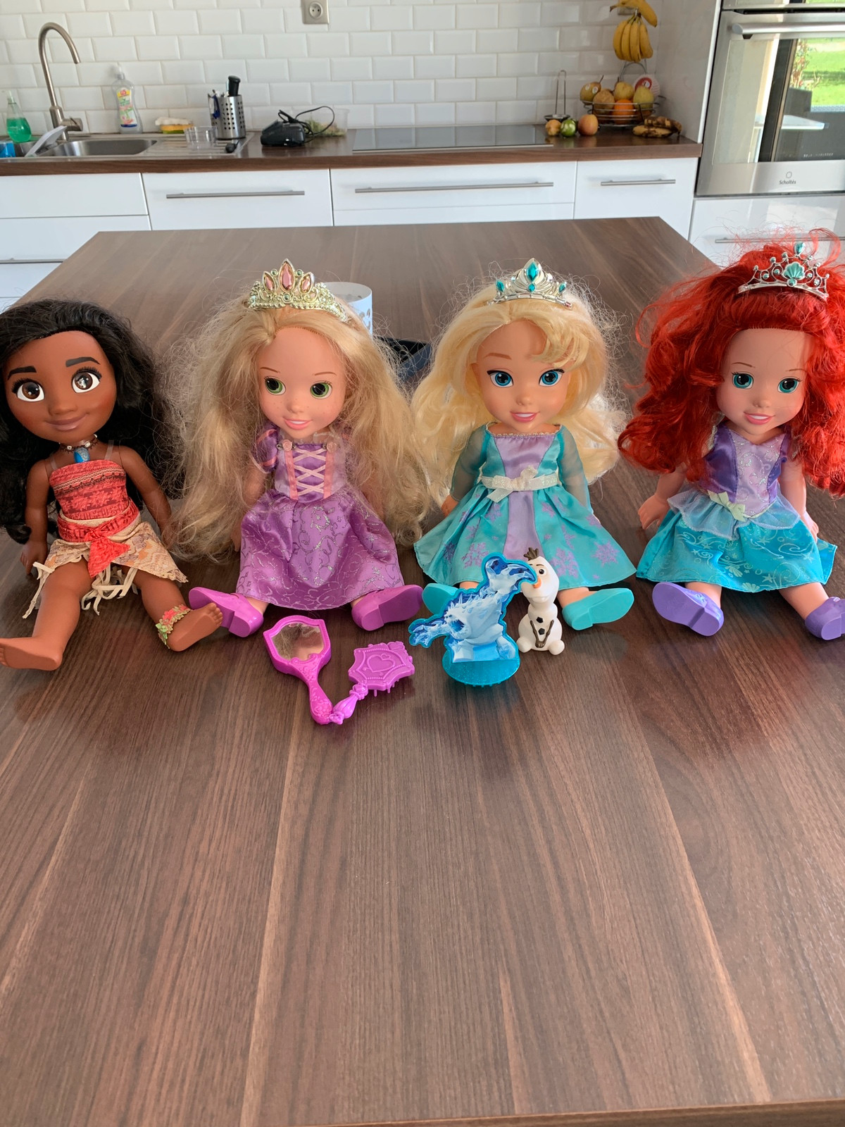 Lot 4 poupées disney princesse neuve emballées - Disney