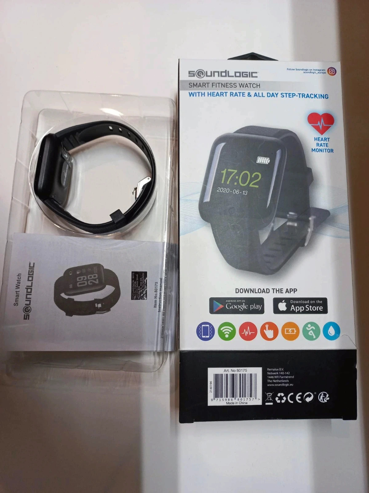 Smart fitness hot sale watch soundlogic app