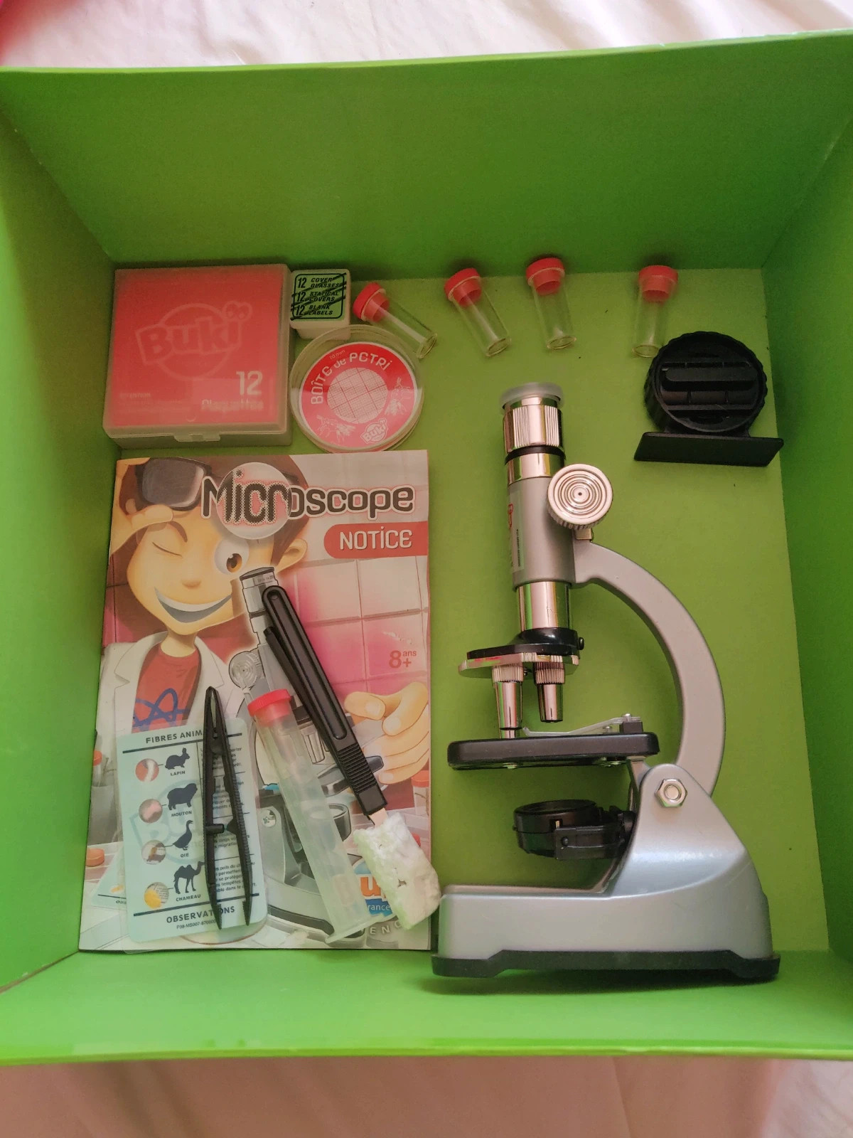 Coffret Microscope dès 8 ans - Buki