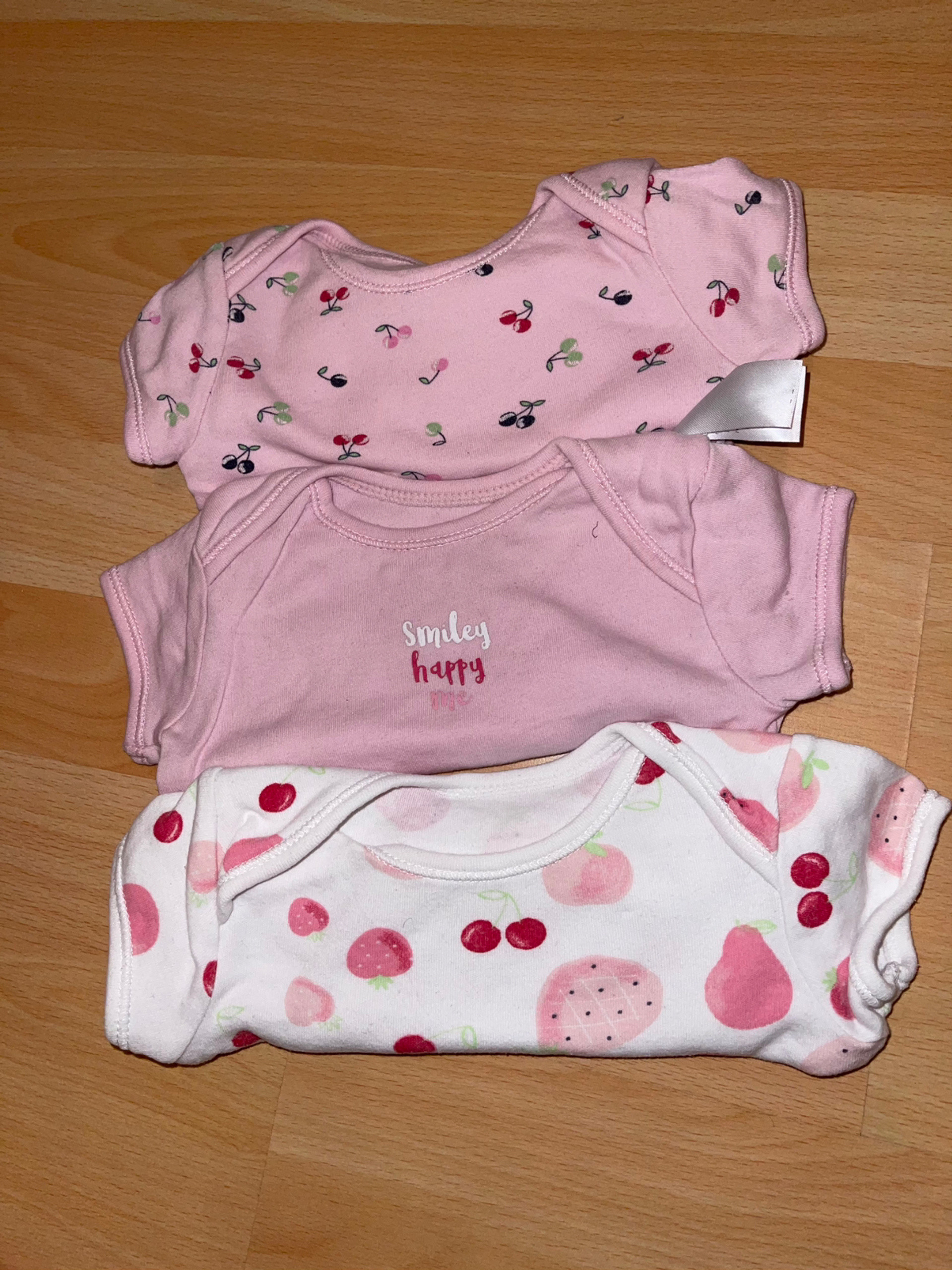 Lot de 3 bodies bébé fille à bretelles 2751700000