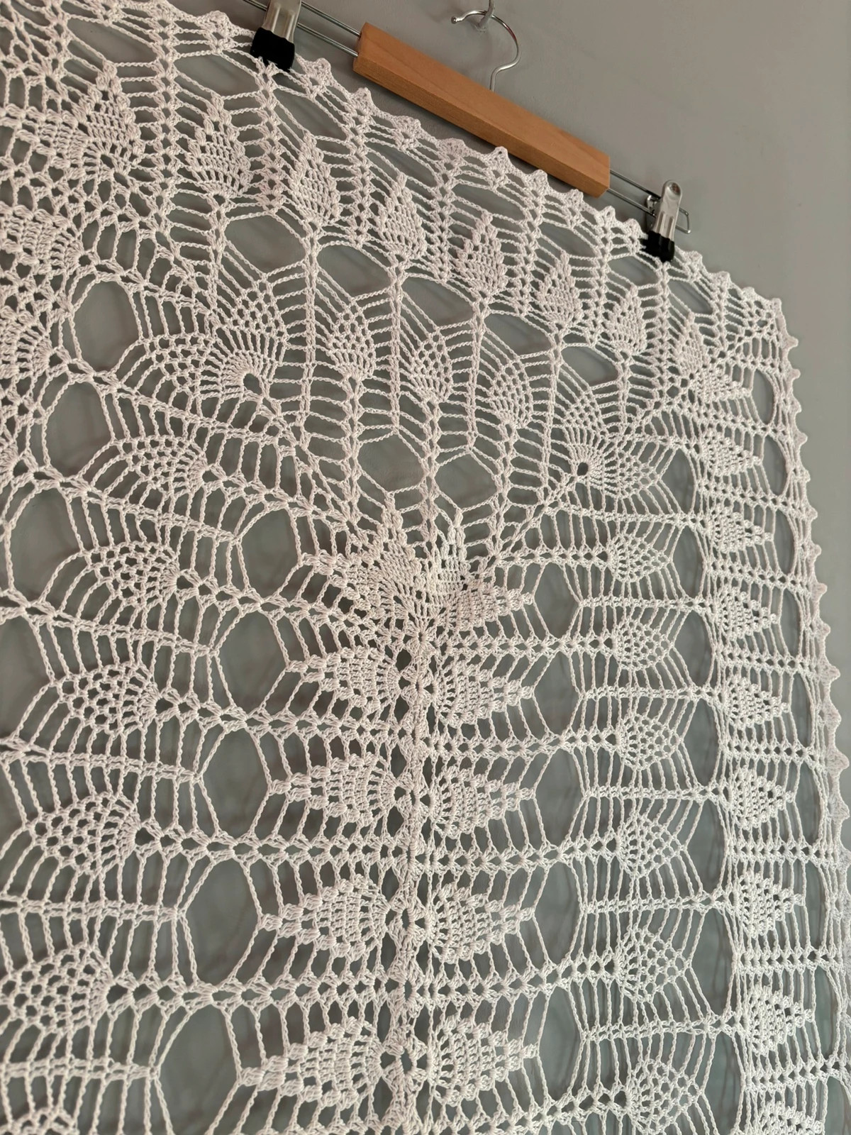 Ręcznie robiony bawełniany obrus