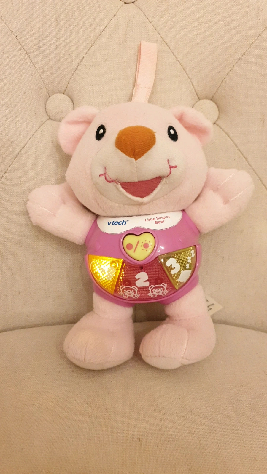 Vtech little singing sales bear pink