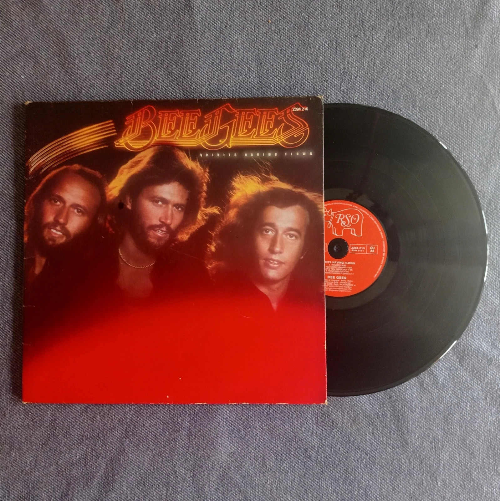 Vinyle 33 tours-Bee Gees-Spirits having Flown