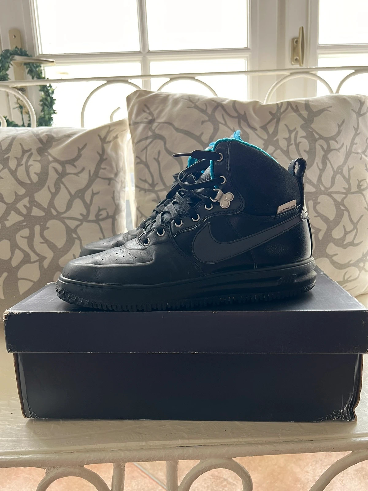 Nike air force lunar black hot sale