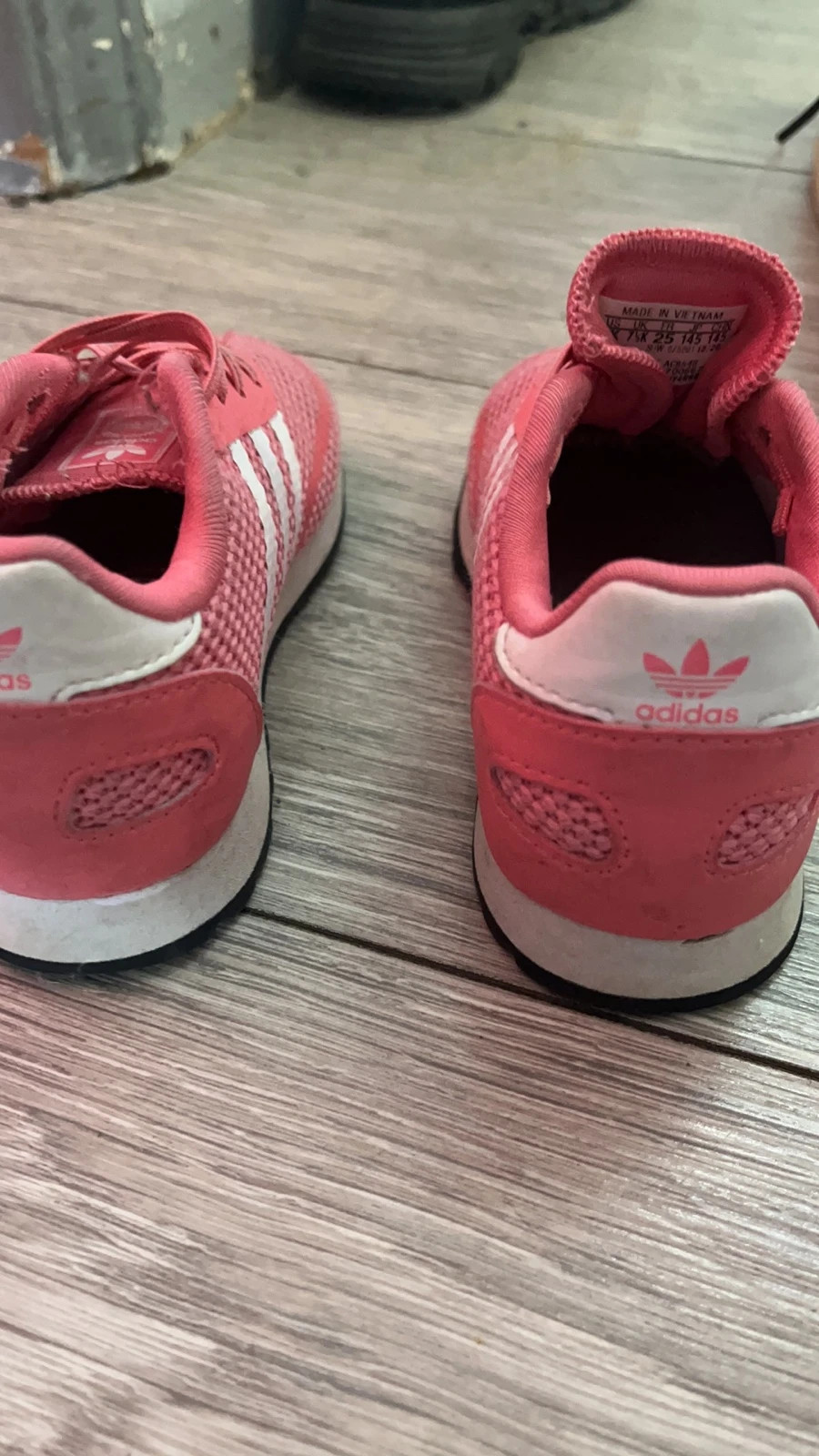 Pink adidas toddler shoes Vinted