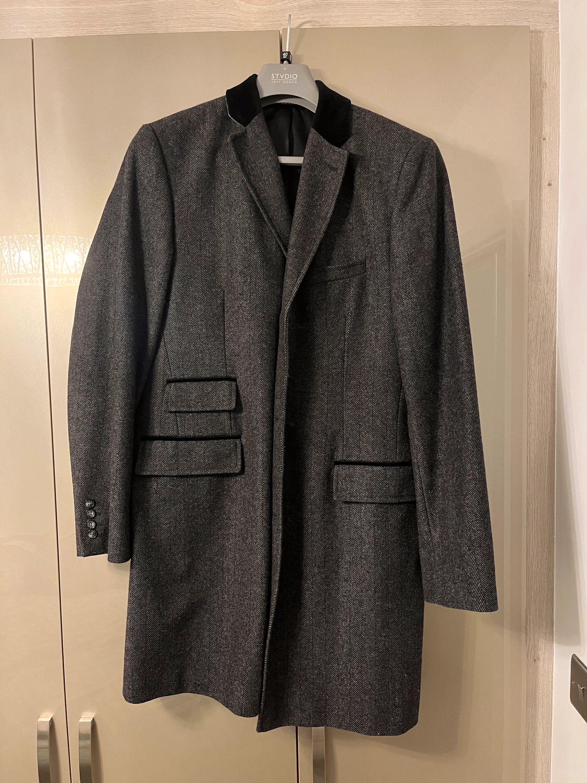 Jeff banks overcoat best sale