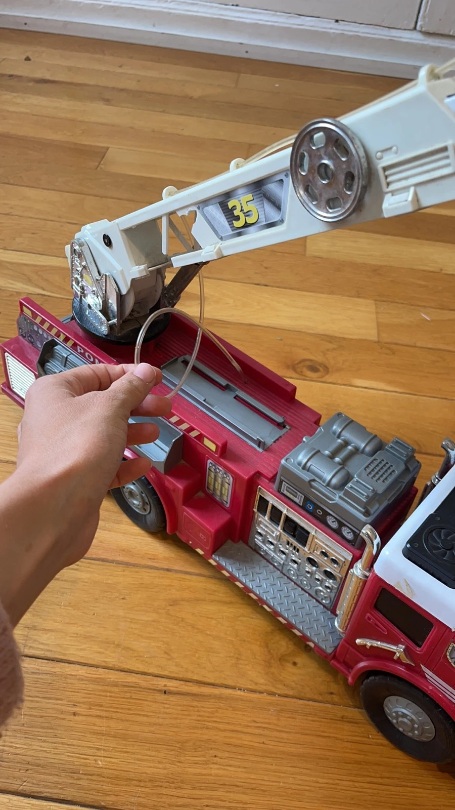 camion pompier grande échele dickie toys américain - Emmaüs Toulouse