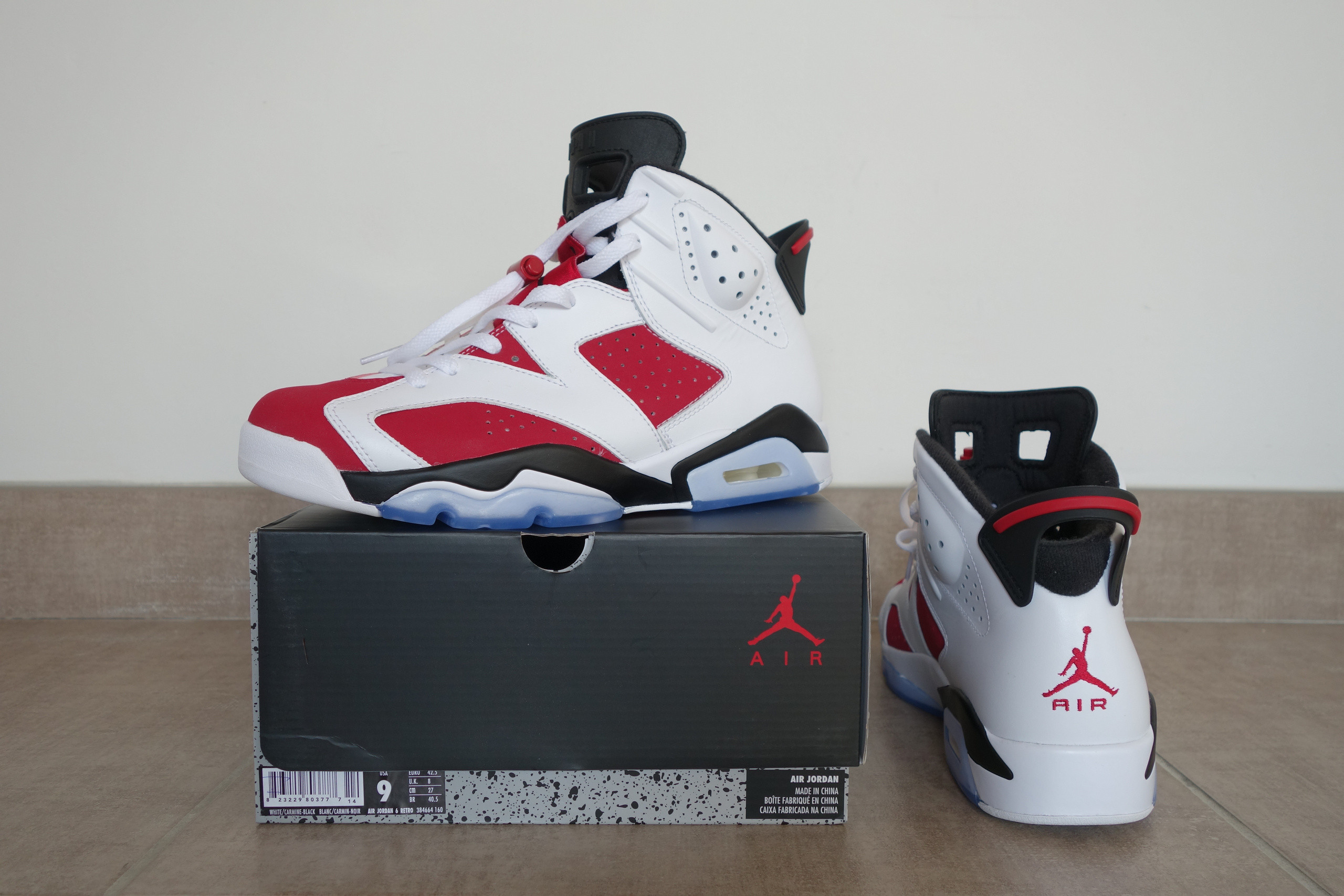 Nike Air Jordan 6 Retro Carmine 2014 taille 42 5 US9 DS Vinted