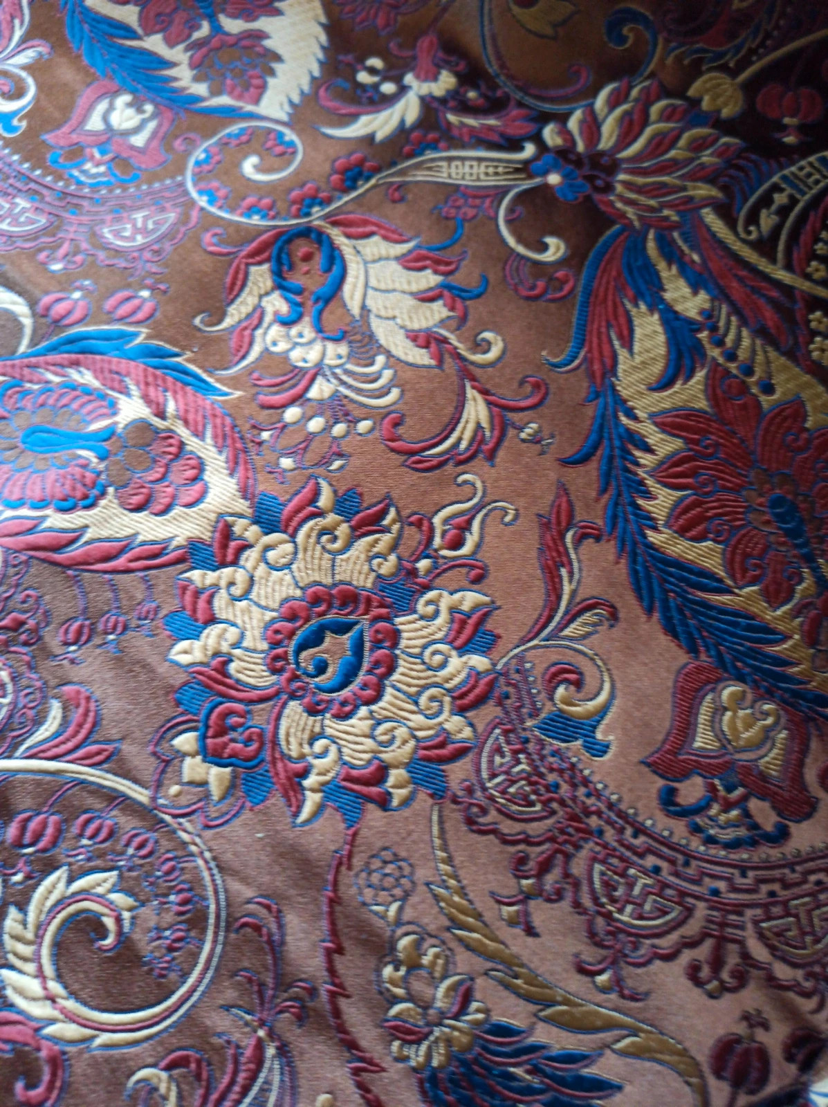 Pure silk satin tapestry Materiał 175/77 jedwab