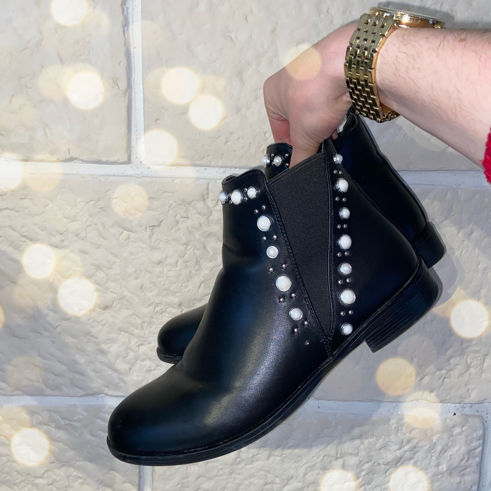 Bottines perles clarosa sales