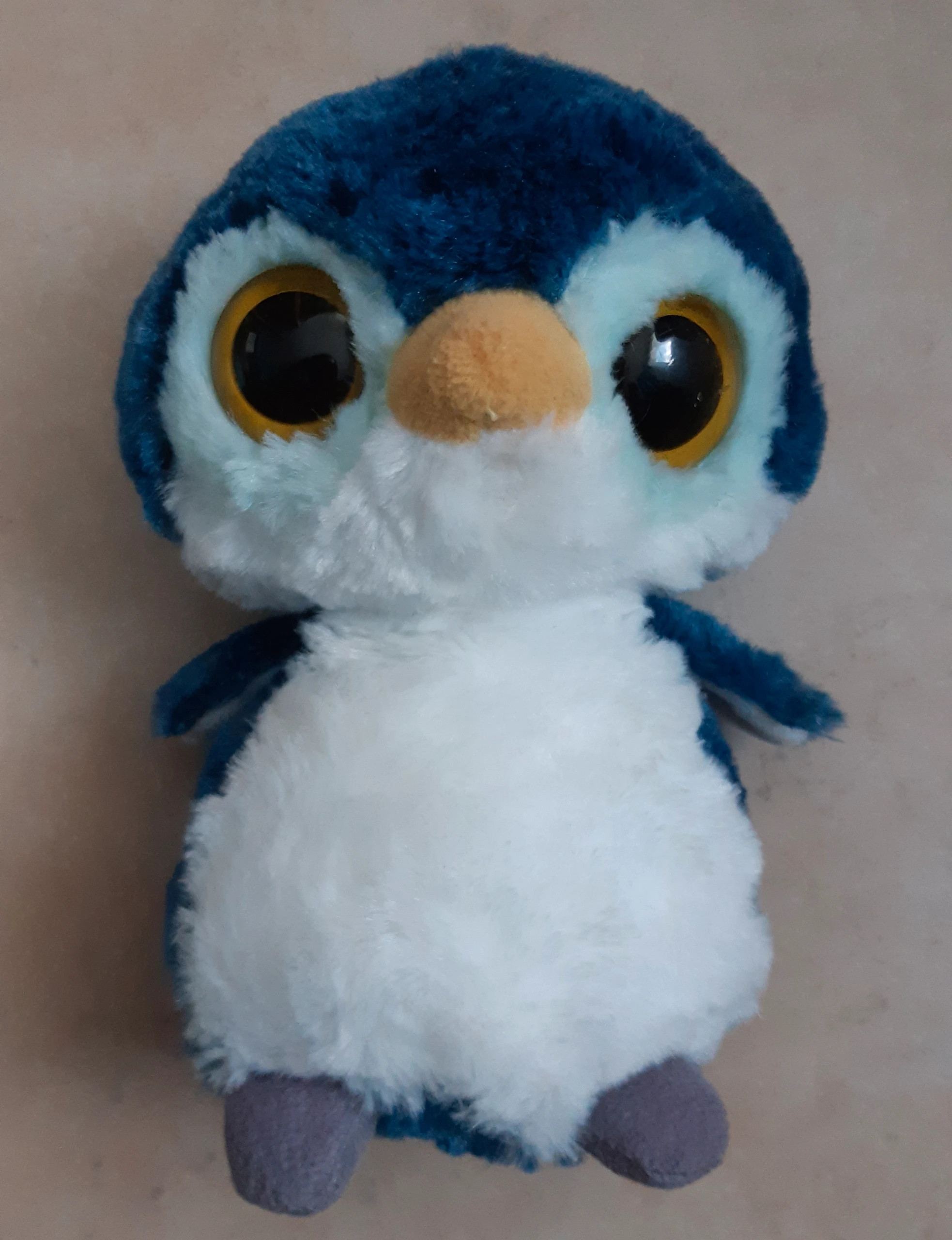 Peluche ty sales pingouin bleu