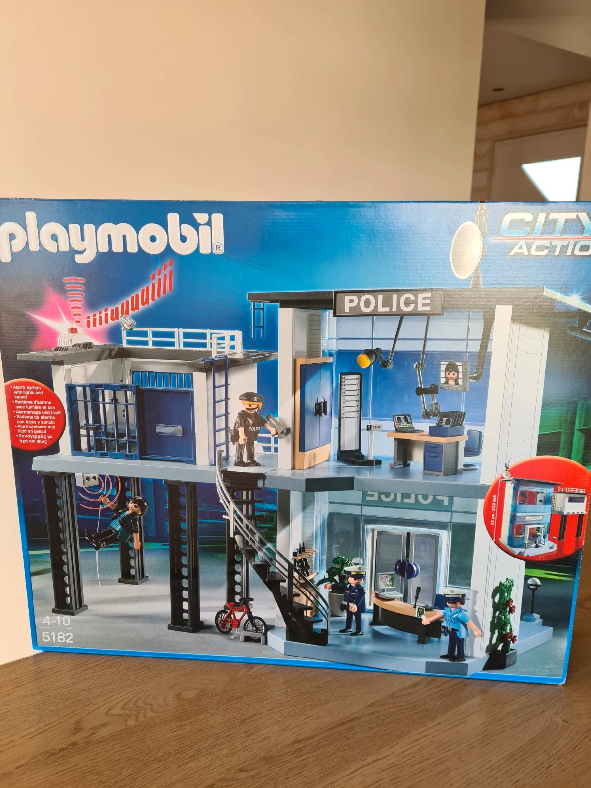 Playmobil 5182 - Commissariat de Police avec Système d'alarme