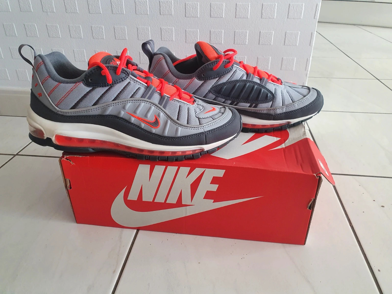 Nike air max 98 pure platinum obsidian Vinted