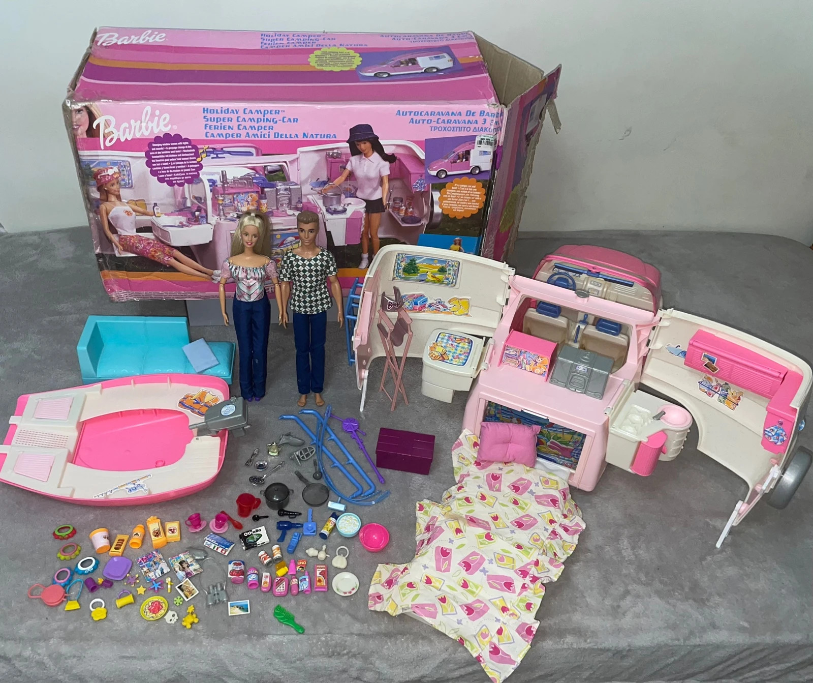 Barbie caravana holiday camper 2001