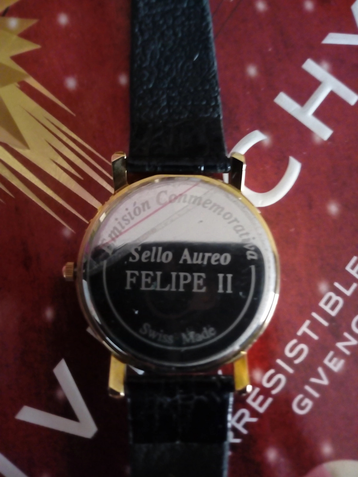 reloj chapado oro - sello aureo felipe ii - swi - Compra venta en  todocoleccion