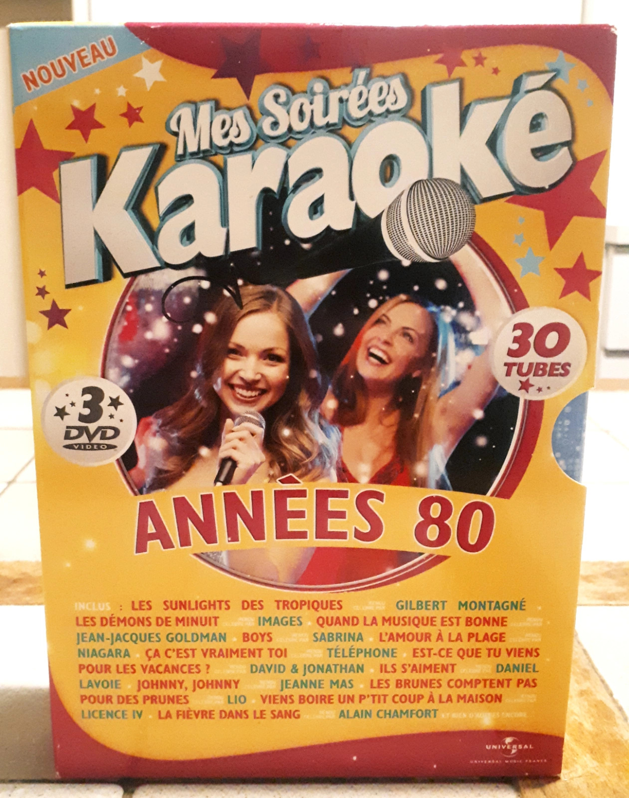 DVD Mes soirées Karaoké Année 80 , Volume 8-9-10