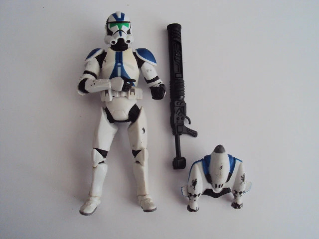 Star Wars Clone Jet Trooper Loose Complete Battlefront II Exclusive Toys R  Us 2009 Hasbro 3.75