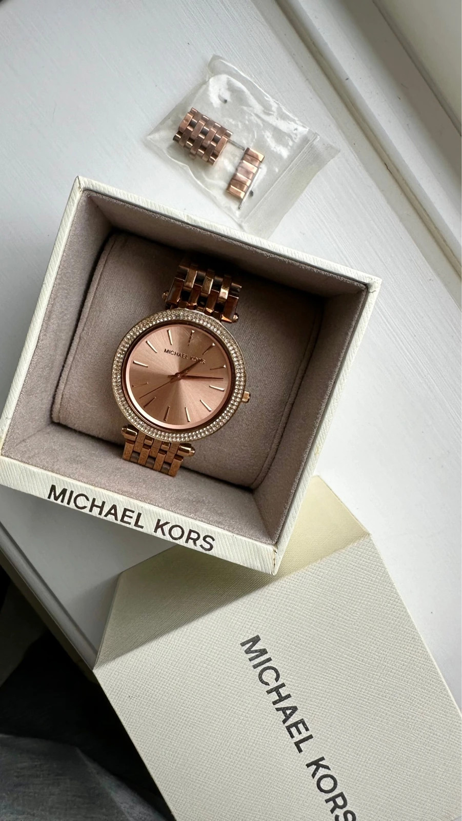 Michael kors rose gold watch 2024 fading