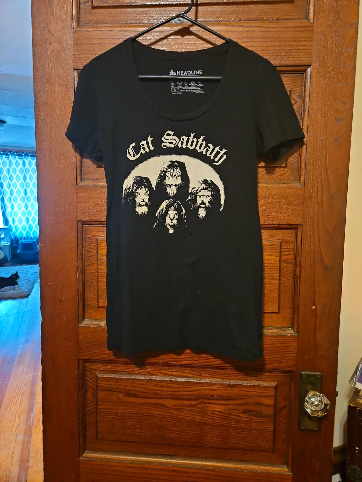 Cat Sabbath t shirt women s Large Vinted