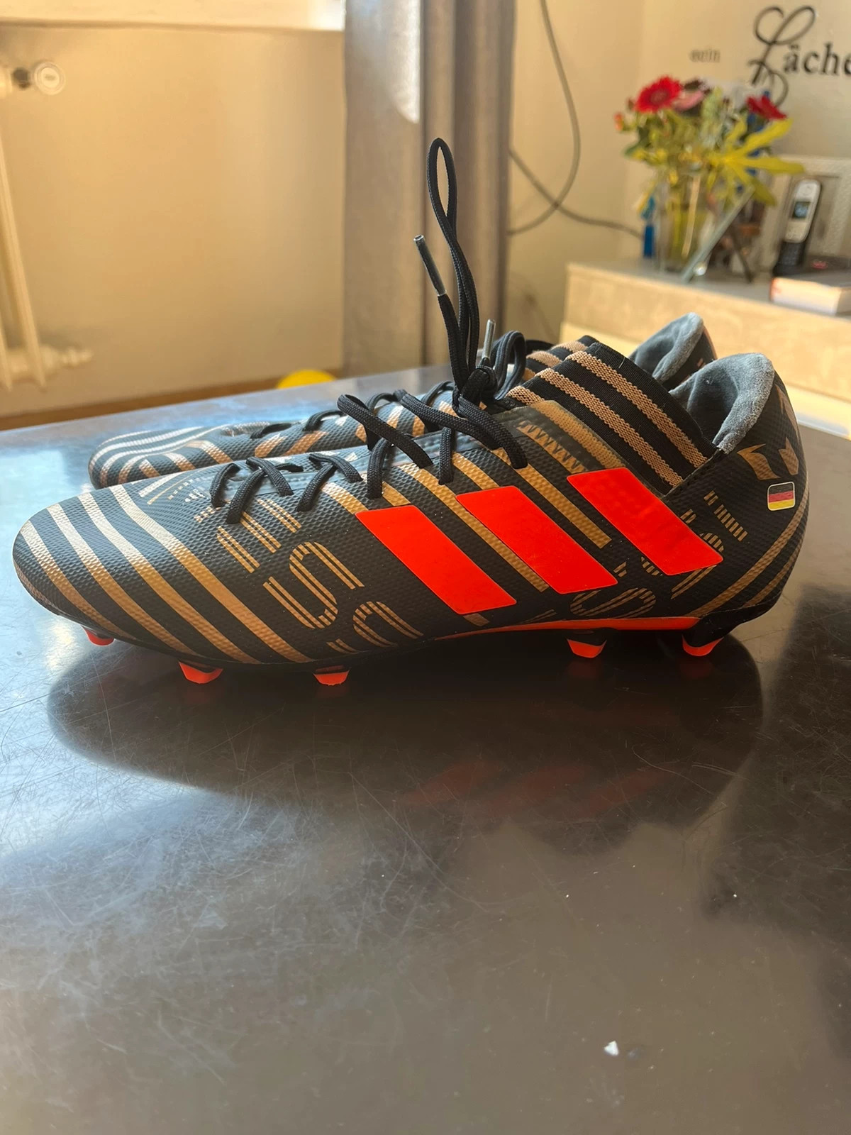 Adidas Nemeziz Messi 17.1 FG FuBballschuhe Schwarz Gold