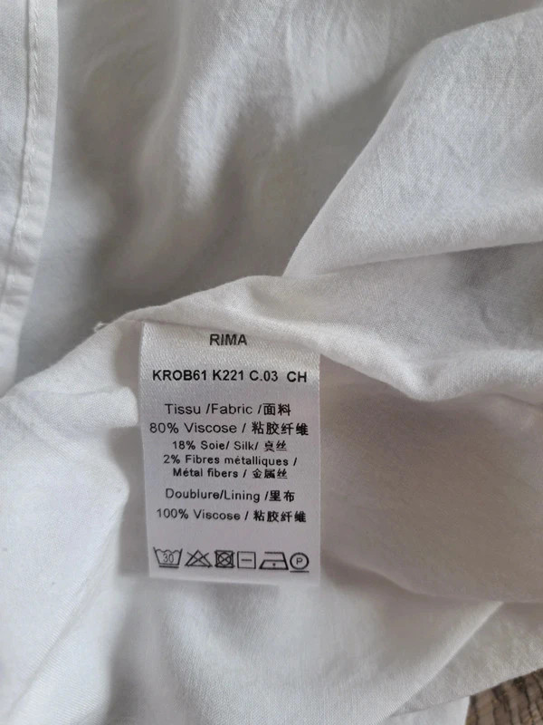 Robe longue Zappa soie viscose Vinted